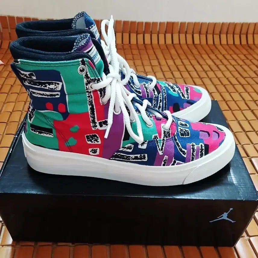 [BUNJANG] Converse x Fear of God Essentials Skate High Multi-Pattern Sneakers (Size 275) / 컨버스 x 피어오브갓 에센셜 _ 275