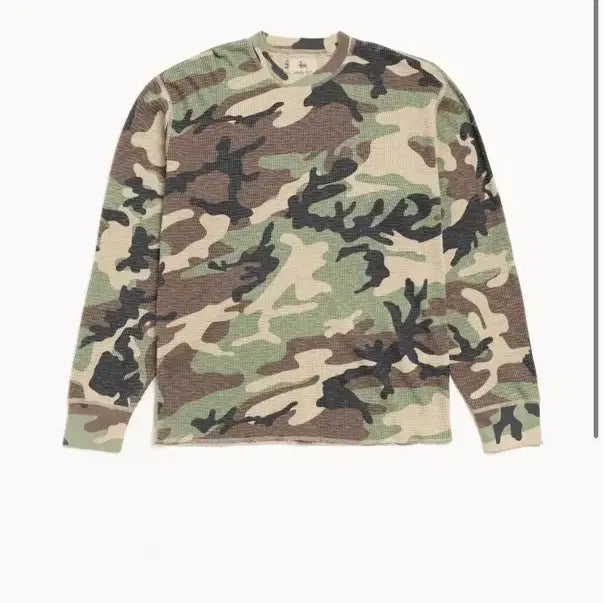 [BUNJANG] Stussy Thermal Long Sleeve Camo / 스투시 써멀 롱슬리브 카모
