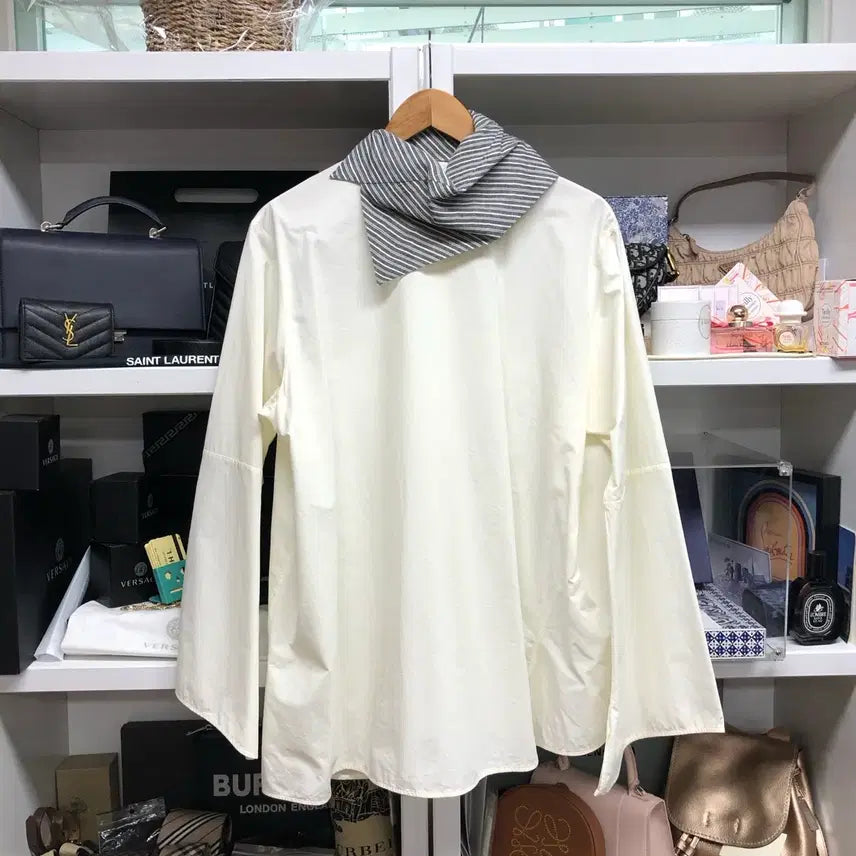 [BUNJANG] Acne Studios Linen Scarf Detail Blouse / [ ACNE ] 아크네 스튜디오 블라우스