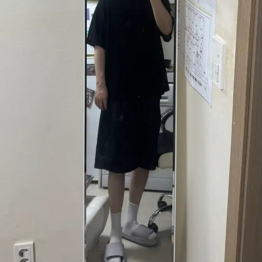 [BUNJANG] Musinsa Standard Relaxed Crochet Short Sleeve Shirt / [XXL]무신사 스탠다드 릴렉스드 크로셰 반소매 셔츠
