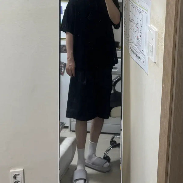 [BUNJANG] Musinsa Standard Relaxed Crochet Short Sleeve Shirt / [XXL]무신사 스탠다드 릴렉스드 크로셰 반소매 셔츠