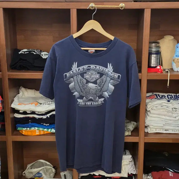 [BUNJANG] Harley-Davidson "Ride The Legend" Eagle Graphic Vintage T-Shirt (XL) / HarleyDavidson "Ride The Legend"