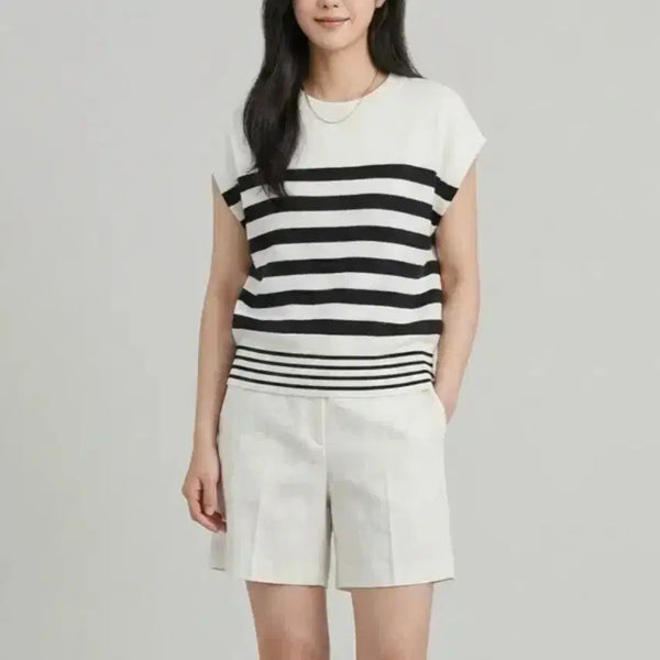[BUNJANG] Rapiarf Knit Striped Sweater / 라삐아프 니트