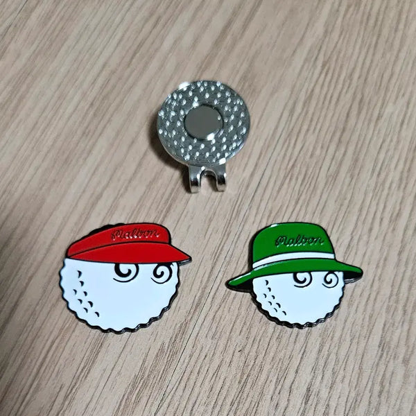 [BUNJANG] Malbon Golf Ball Marker Set (2 pcs) / 말본 골프공 볼마커 2개 세트