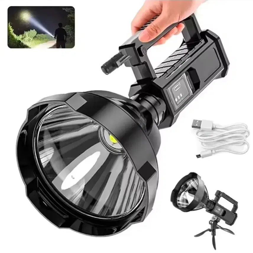 [BUNJANG] USB Rechargeable High-Power LED Flashlight / USB 충전식 강력한 고출력 LED 손전등