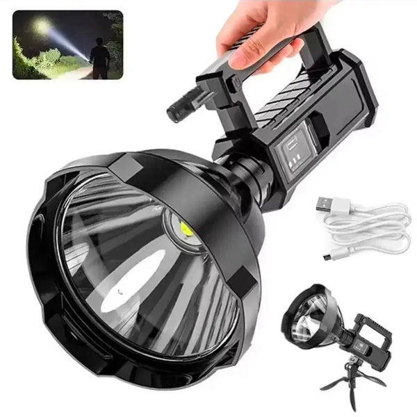 [BUNJANG] USB Rechargeable High-Power LED Flashlight / USB 충전식 강력한 고출력 LED 손전등