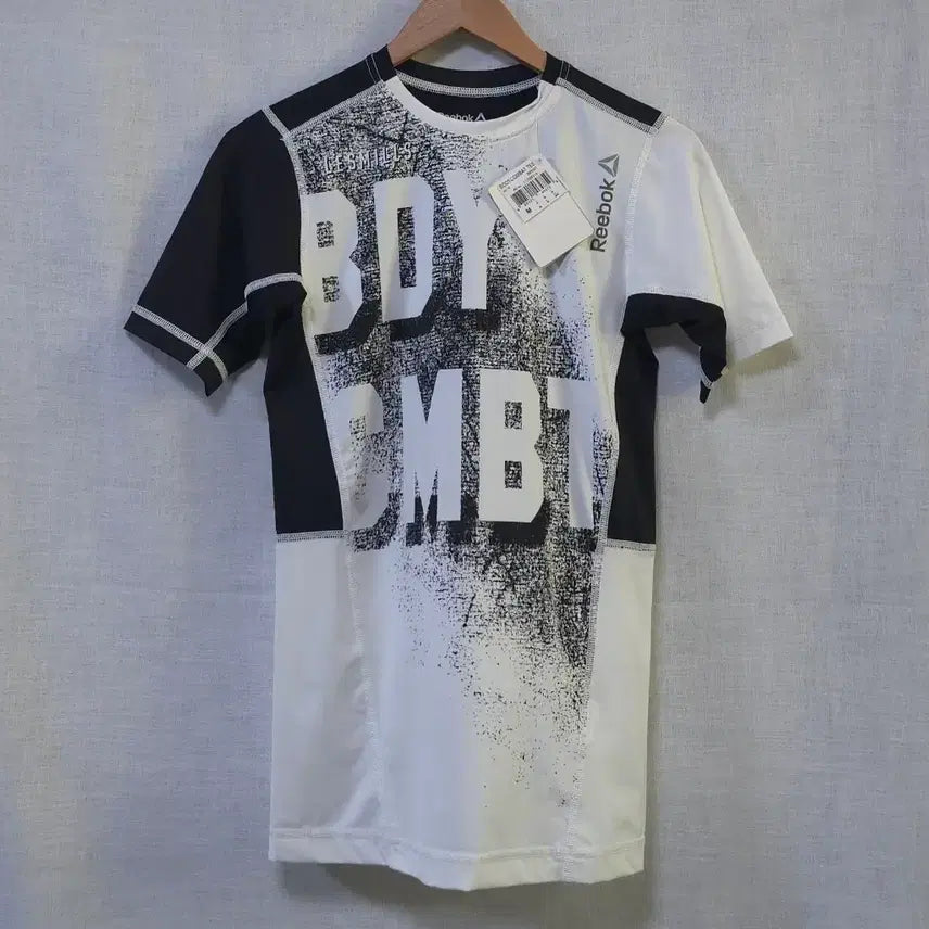 [BUNJANG] Reebok x Les Mills BODYCOMBAT Compression Short Sleeve T-Shirt - Men's M (New) / 새상품) 리복 레즈밀 바디컴뱃 기능성 컴프레션 반팔 티셔츠 남성 95 헬스 크로스핏