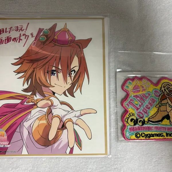 [BUNJANG] Uma Musume TM Opera O Shikishi & Wappen Set / 우마무스메 티엠 오페라 오 색지 와펜 일괄