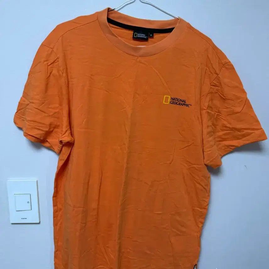 [BUNJANG] National Geographic Logo Short Sleeve T-Shirt XL / 내셔녈지오그래픽 반팔 티