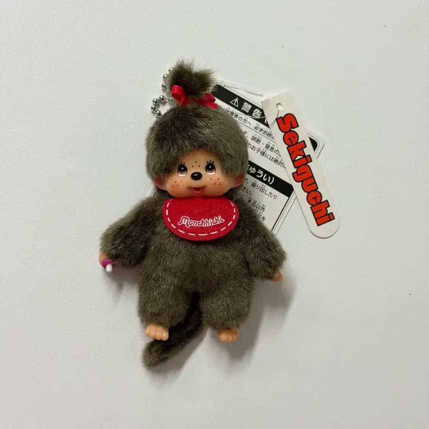 [BUNJANG] Monchhichi Mini Girl Keychain / 몬치치 미니 여아 키체인 키링 새상품