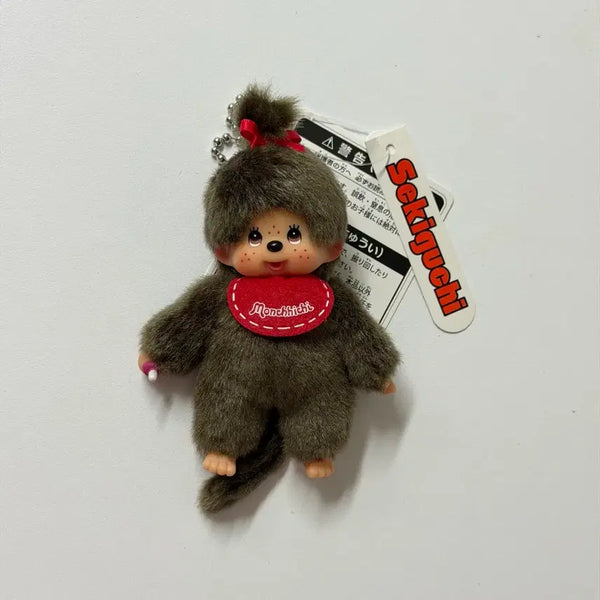 [BUNJANG] Monchhichi Mini Girl Keychain / 몬치치 미니 여아 키체인 키링 새상품