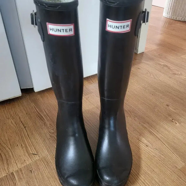 [BUNJANG] Hunter Rain Boots Black 240 / 헌터  레인부츠 블랙 240 정품