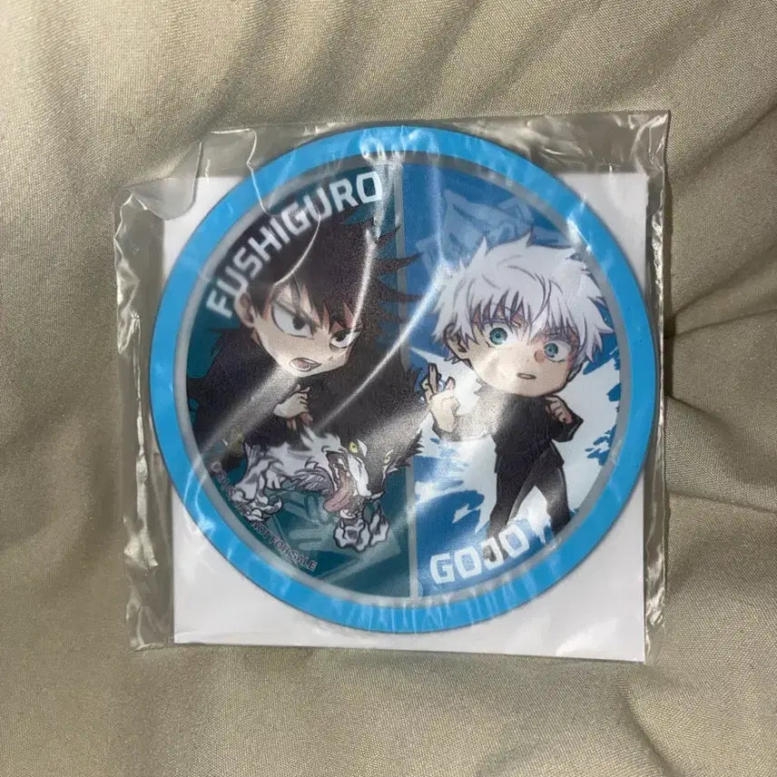[BUNJANG] Jujutsu Kaisen Sushiro Collaboration Coaster - Gojo Satoru & Fushiguro Megumi / 주술회전 스시로 콜라보 코스터 고죠 사토루 후시구로 메구미
