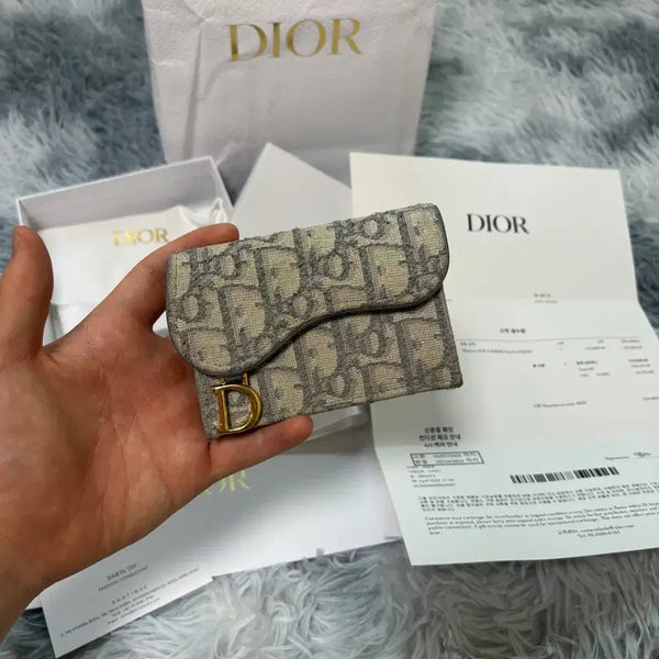 [BUNJANG] Dior Saddle Oblique Card Holder / [정품] 디올 새들 오블리크 카드지갑