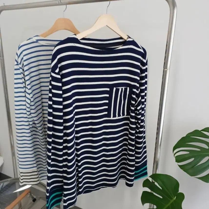 [BUNJANG] System Homme Striped T-Shirt / 시스템 옴므 스트라이프 티셔츠100