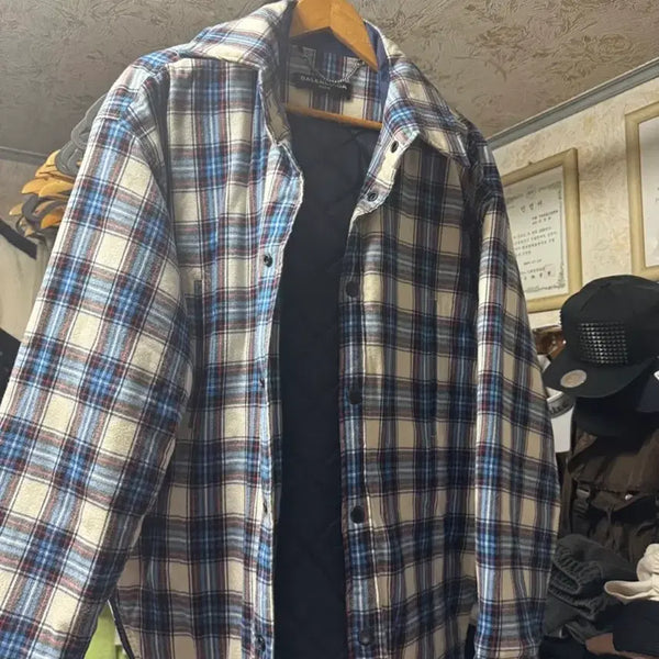 [BUNJANG] Balenciaga Checked Shirt / 발렌시아가 체크 셔츠
