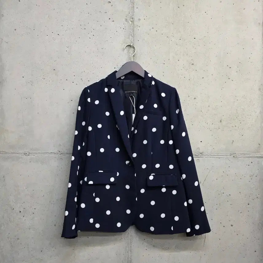 [BUNJANG] Banana Republic Polka Dot Blazer Jacket / [2]바나나 리퍼블릭 도트 땡땡이 블레이저 자켓