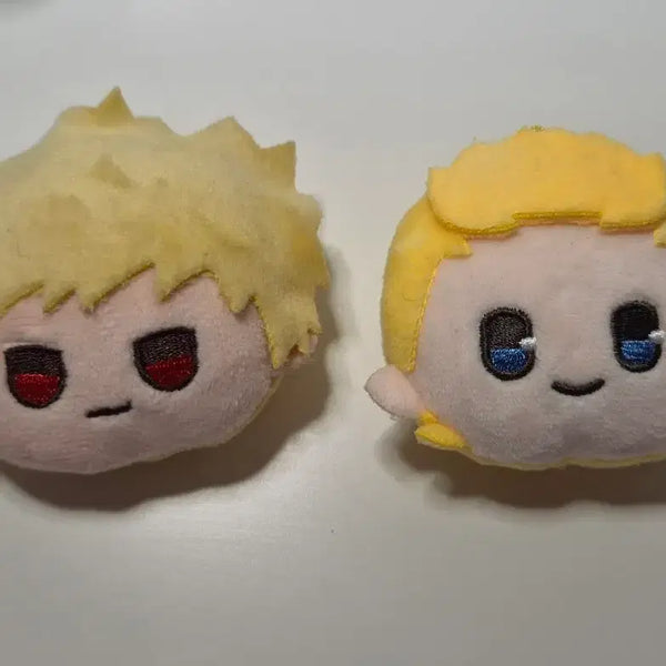 [BUNJANG] My Hero Academia Bakugo & Mirio Face Plush Bundle (Unsealed) / 나히아 페이스누이구루미 바쿠고+밀리오 일괄 (개봉)