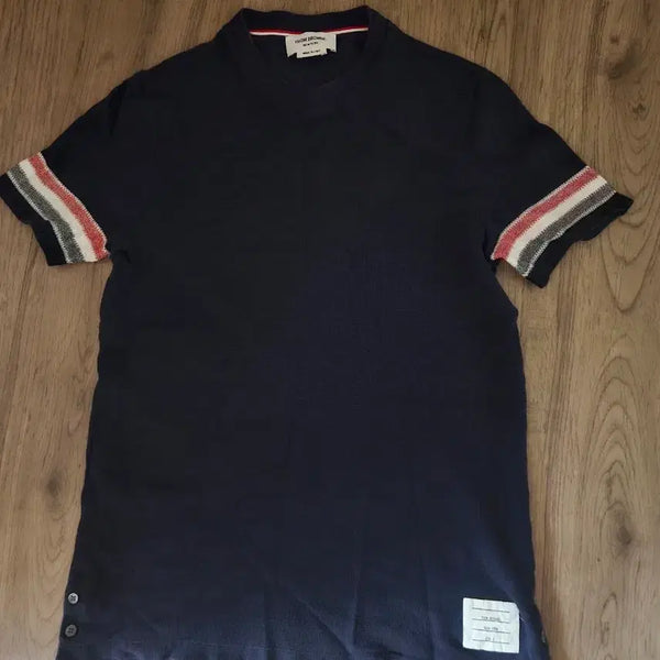 [BUNJANG] Thom Browne Short Sleeve Knit Navy Size 3 / 톰브라운 반팔니트