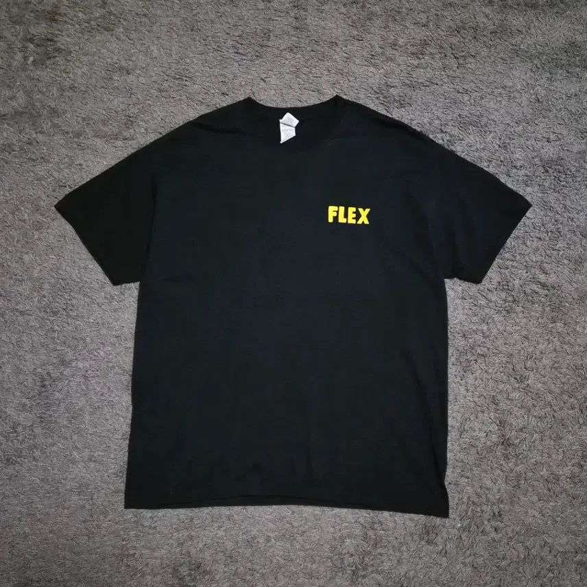 [BUNJANG] Flex Semi-Vintage T-Shirt XL / XL)염따 플렉스 flex 반팔 티셔츠 길단 빈티지