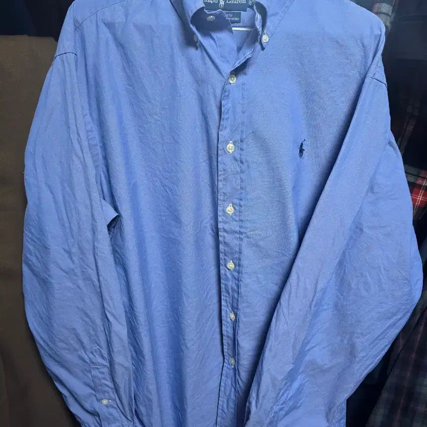 [BUNJANG] Polo Ralph Lauren Oxford Shirt Blue (XL/XXL) / 폴로 랄프로렌 셔츠 블루 105~110