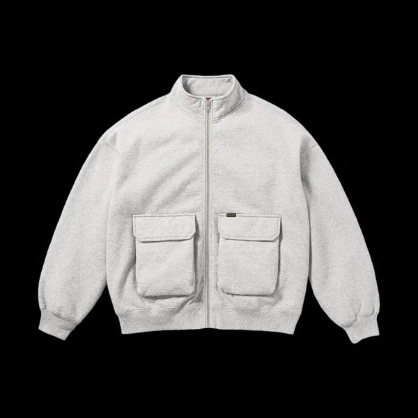 [BUNJANG] Supreme Cargo Pocket Zip-up Grey XL / 슈프림 카고 포켓 집업 그레이 XL
