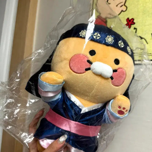 [BUNJANG] Kakao Friends Sebae Chun-sik Doll / (택있는 새상품) 카카오프렌즈 세배하는 춘식이 인형