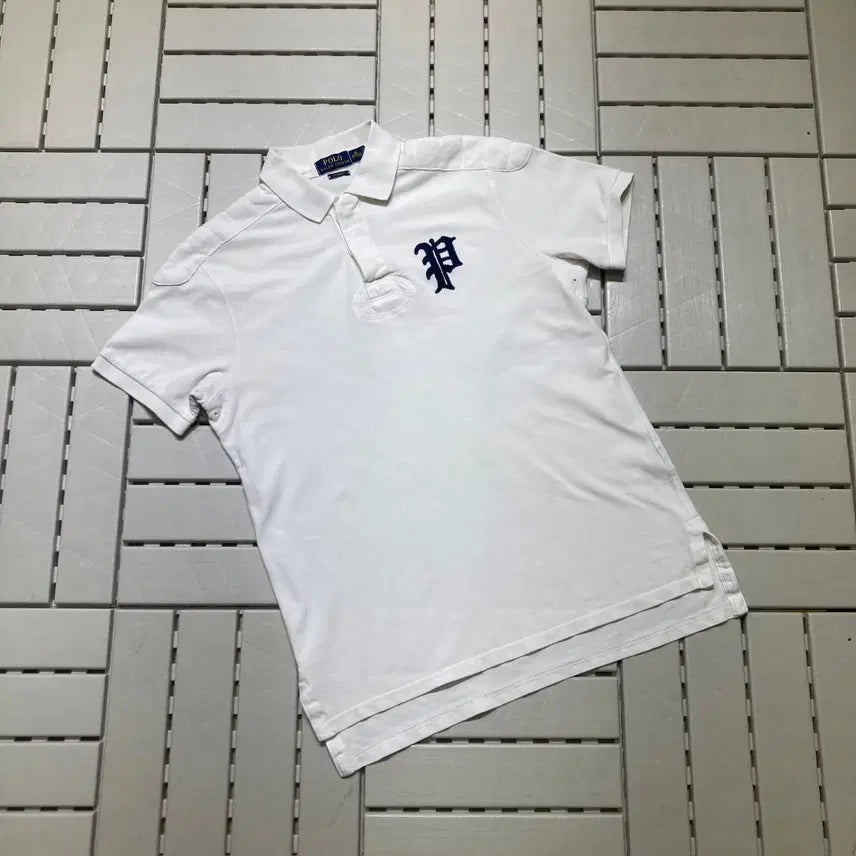 [BUNJANG] Polo Ralph Lauren Custom Fit Short Sleeve Rugby Shirt / [M]폴로랄프로렌 반팔 럭비티 카라티 커스텀핏 0650