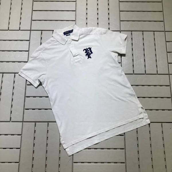 [BUNJANG] Polo Ralph Lauren Custom Fit Short Sleeve Rugby Shirt / [M]폴로랄프로렌 반팔 럭비티 카라티 커스텀핏 0650