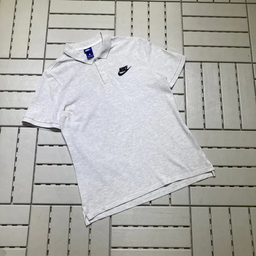 [BUNJANG] Nike Embroidered Short Sleeve Polo Shirt / [L]나이키 자수 반팔 카라티 0651