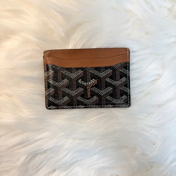 [BUNJANG] Goyard Card Wallet Black Tan / [최저가/정품] 고야드 카드지갑 블랙탄