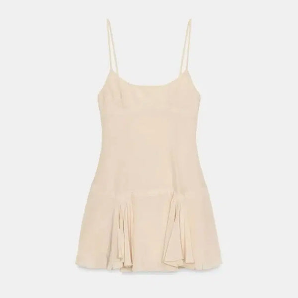 [BUNJANG] Zara Embroidered Camisole Dress S / 자라 자수 캐미솔 원피스 S