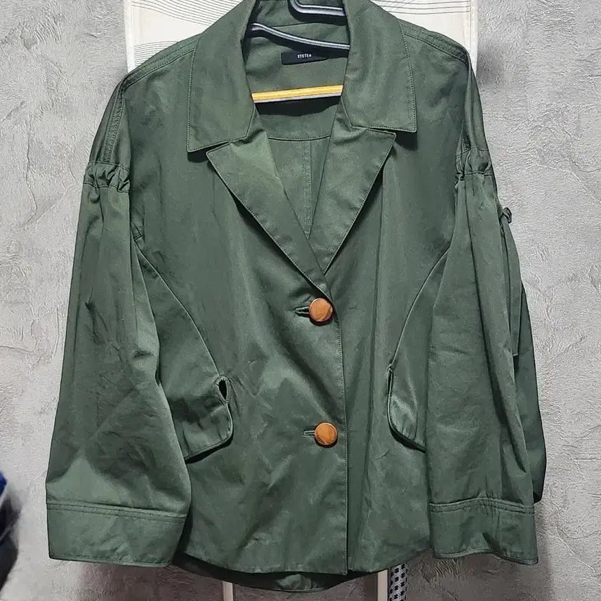 [BUNJANG] System Khaki Jacket / 시스템 재킷 카키색