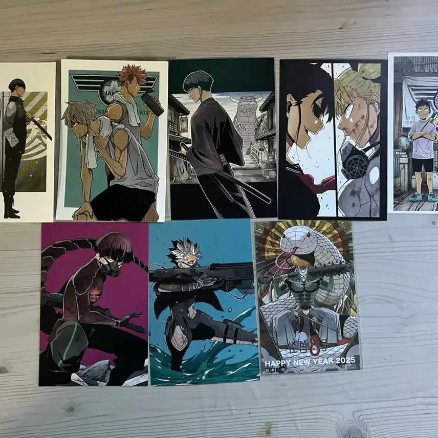 [BUNJANG] Kaiju No. 8 First Edition Special Postcard Set / 괴수 8호 초판 특전 엽서 28장 일괄 양도