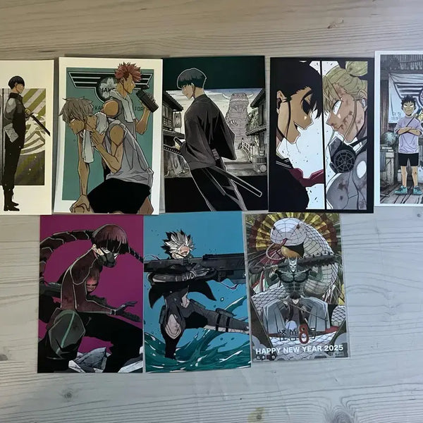[BUNJANG] Kaiju No. 8 First Edition Special Postcard Set / 괴수 8호 초판 특전 엽서 28장 일괄 양도