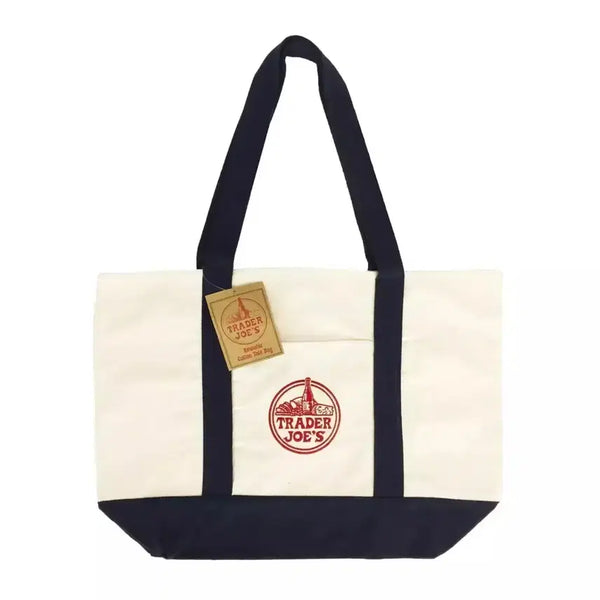 [BUNJANG] Trader Joe's Large Navy Eco Bag / 트레이더조 에코백 미국 직접구입 라지 네이비