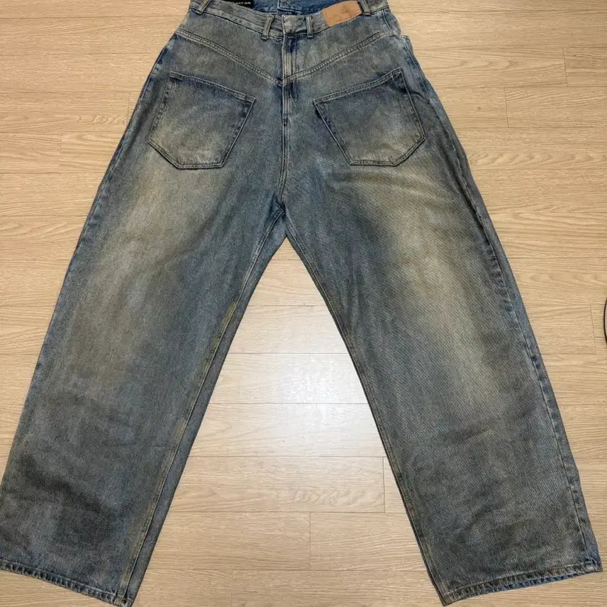 [BUNJANG] Grailz Coated Denim Pants Size 3 / 그레일즈 백워드 코티드 데님 3사이즈