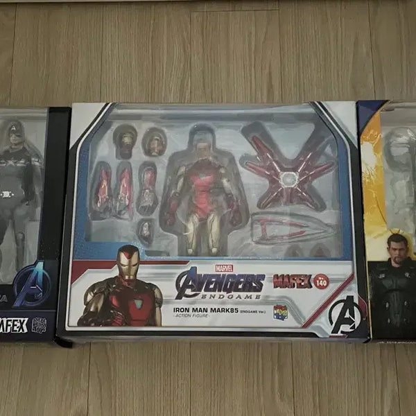 [BUNJANG] Medicom Toy MAFEX Marvel Big Three Bundle Set / 마펙스 마블 3대장 피규어 일괄