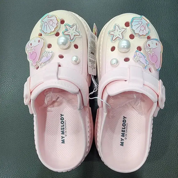 [BUNJANG] My Melody Pink Platform Slippers / (새상품 정품)마이멜로디 핑크 통굽 슬리퍼