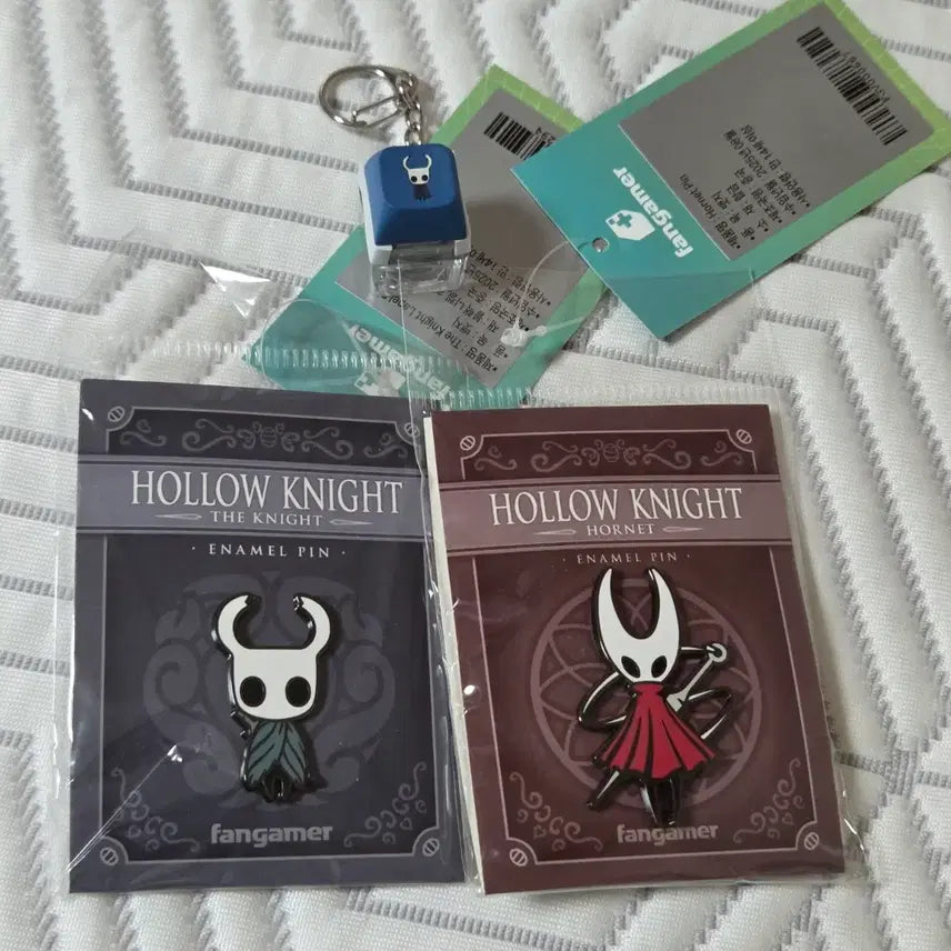 [BUNJANG] Hollow Knight Knight & Hornet Badge Set / 할로우나이트 팬게이머 팝업 기사 호넷 뱃지