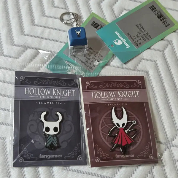 [BUNJANG] Hollow Knight Knight & Hornet Badge Set / 할로우나이트 팬게이머 팝업 기사 호넷 뱃지