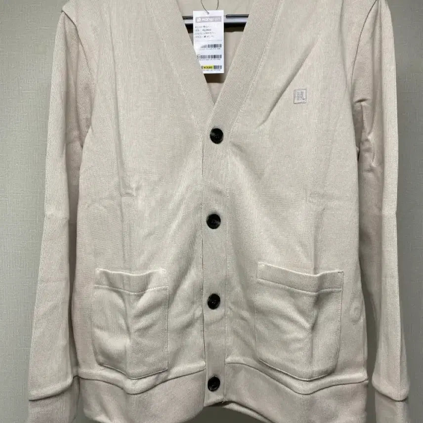 [BUNJANG] Hang Ten Men's Cardigan Beige / [새상품] 행탠 남자가디건