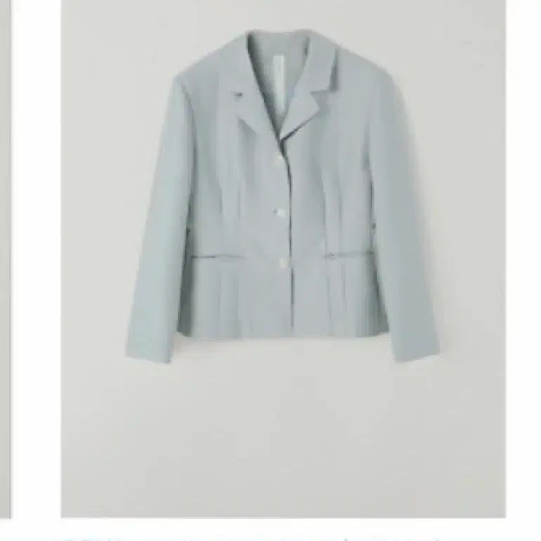 [BUNJANG] Tannat Urban Slim Single Jacket Opal Blue / 타낫 tannat 어반 슬림 싱글 자켓 오팔블루