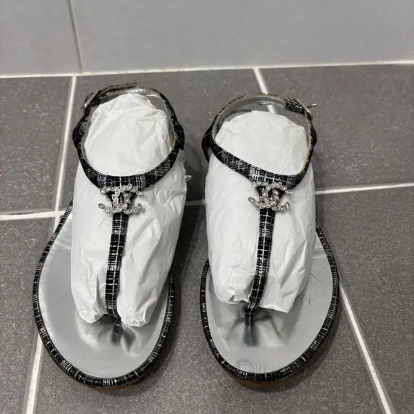 [BUNJANG] Chanel Flip Flops Sandals / 정품)샤넬 플립플랍