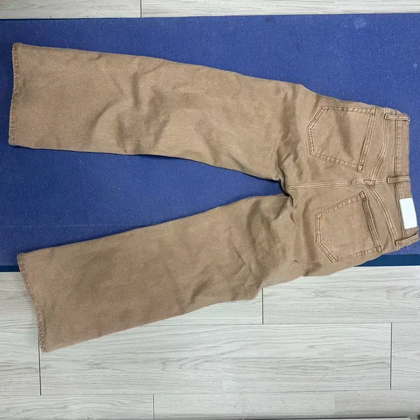 [BUNJANG] RE/DONE Beige Wide Leg Denim Pants (Size 26) / 리던바지