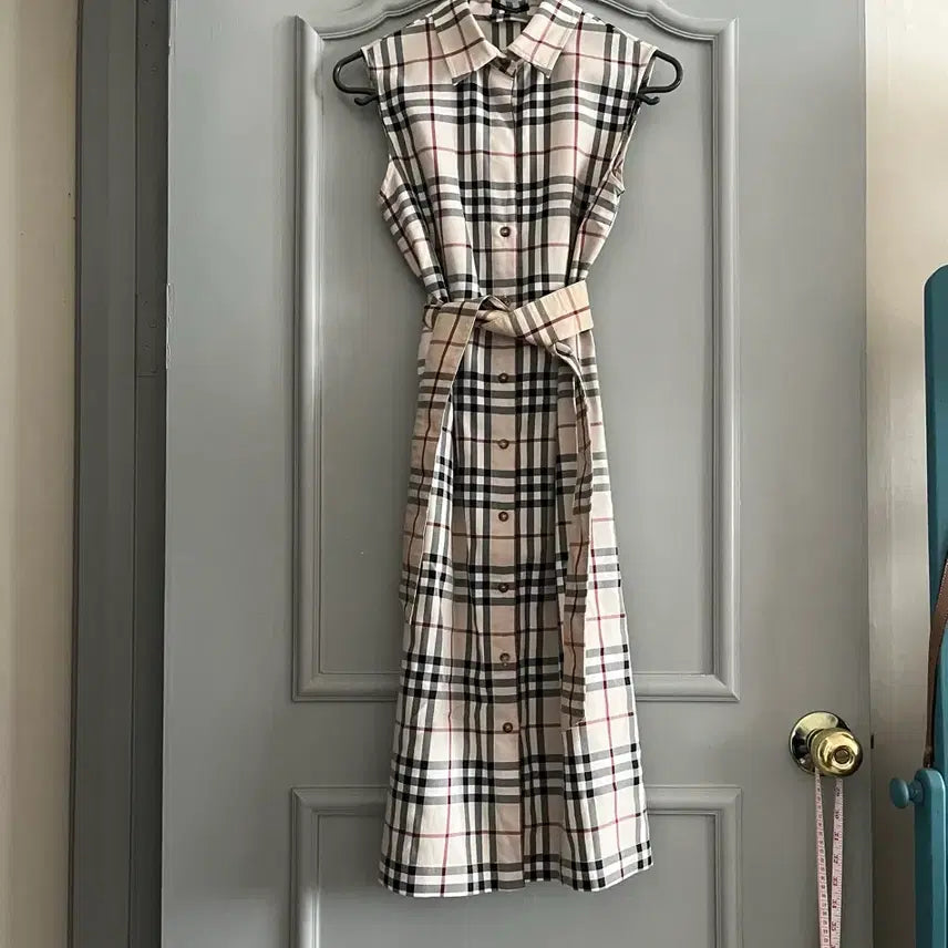 [BUNJANG] Burberry Belted Dress US 6 / 버버리 벨티드 원피스 USA6 사이즈