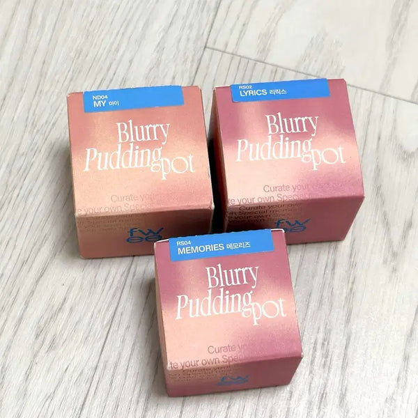 [BUNJANG] FEE Lip & Cheek Blurry Pudding Pot Memories / [새상품] 퓌 립앤치크 블러리 푸딩팟 메모리즈