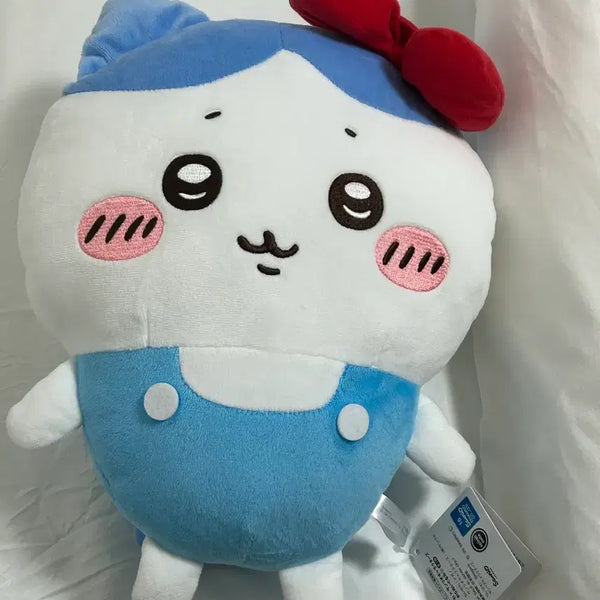 [BUNJANG] Chiikawa x Hello Kitty Hachiware Large Plush / 치이카와 헬로키티 하치와레 대형인형 (택 떨어짐