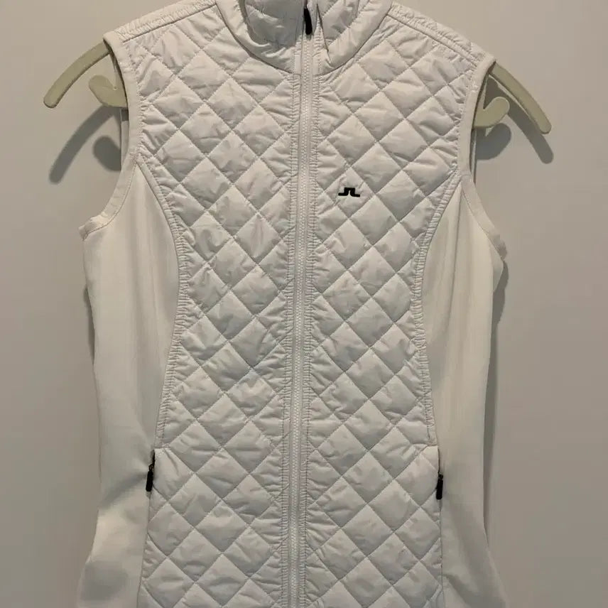 [BUNJANG] J. Lindeberg Quilted Vest White XS / 제이린드버그 퀼팅 베스트 XS