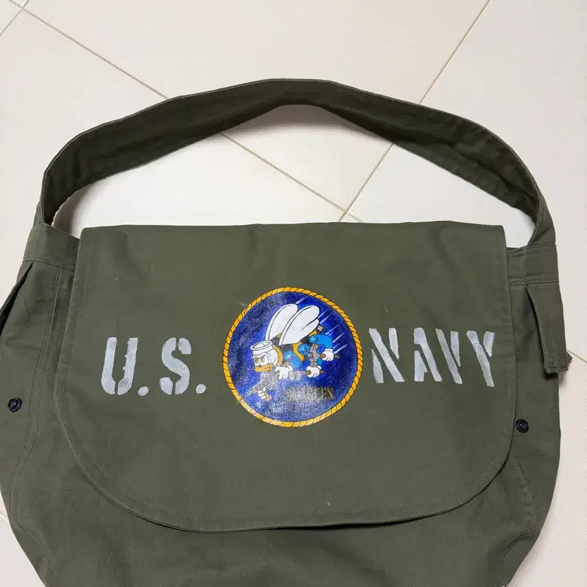 [BUNJANG] US Military Mail Bag Style Crossbody Bag / 미군 메일백